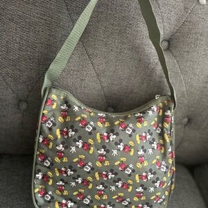 Disney Green Mini Bag with Playful Print